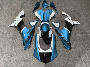 Accenti Di Azzurro & Fibra Di Carbonio 15-19 Yamaha R1 Carena