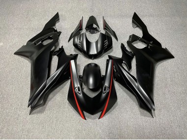 Accenti Neri Opachi & Rossi 17-21 Yamaha R6 Carena