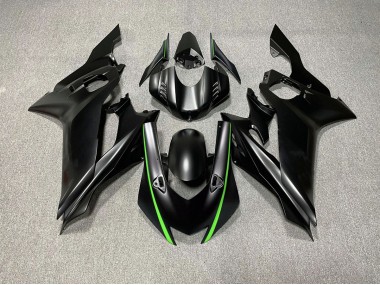 Accenti Neri Opachi & Verdi 17-21 Yamaha R6 Carena