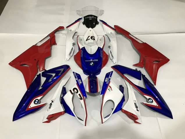 Alieno Blu & Bianco 09-14 BMW S1000RR Carena