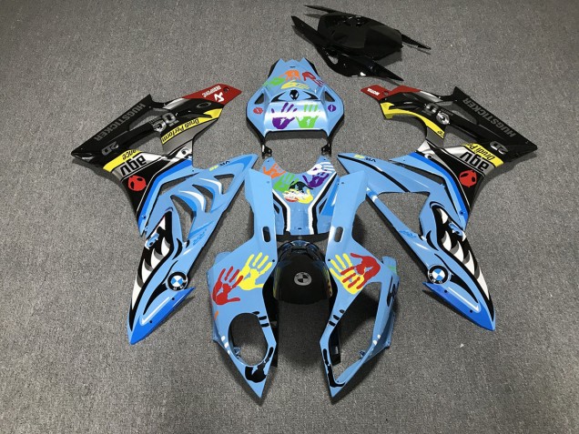 Alieno Blu & Bianco 09-14 BMW S1000RR Carena