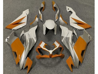 Arancio Bianco & Argento 19-23 Kawasaki ZX6R Carena