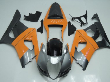 Arancio Chiaro Argento & Nero 03-04 Suzuki GSXR 1000 Carena