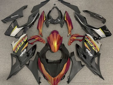 Arancio & Grigio Liquidi 18-23 Kawasaki Ninja 400 Carena