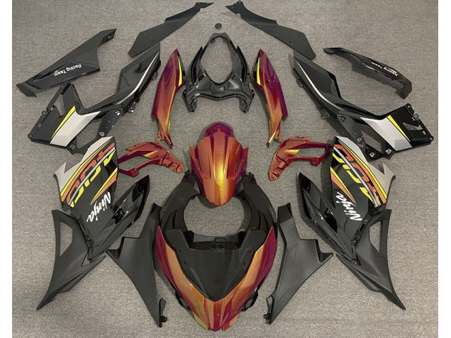 Arancio & Grigio Liquidi 18-23 Kawasaki Ninja 400 Carena