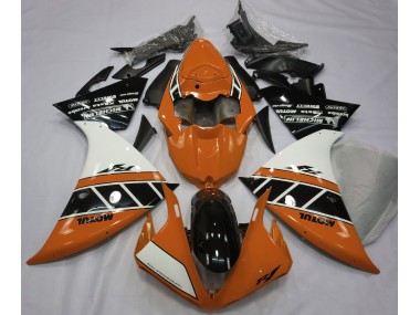 Arancio Lucido Bianco & Nero 12-14 Yamaha R1 Carena