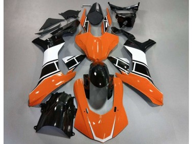 Arancio Lucido Bianco & Nero 15-19 Yamaha R1 Carena
