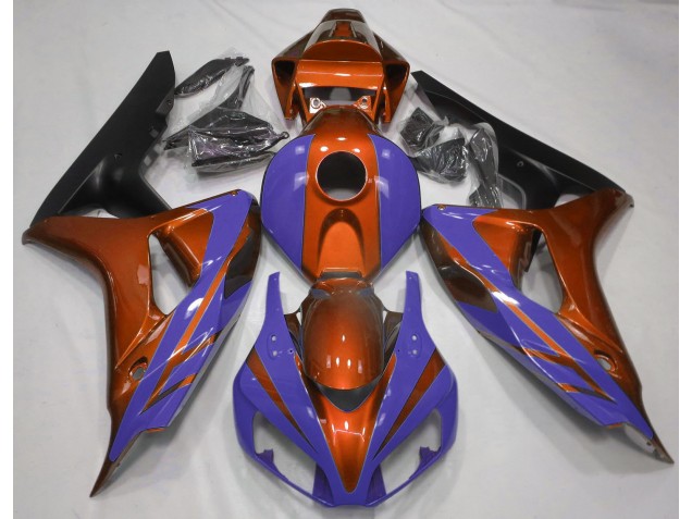 Arancio Lucido & Blu Scuro 06-07 Honda CBR1000RR Carena