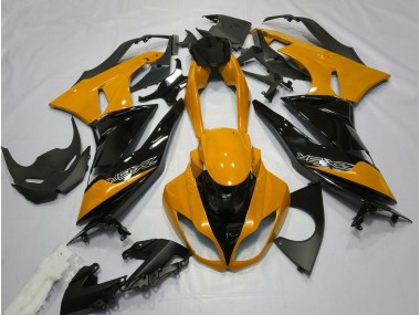 Arancio Lucido & Nero 09-12 Kawasaki ZX6R Carena