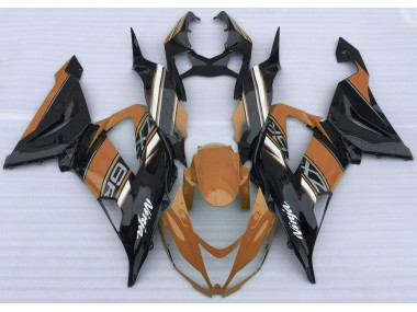 Arancio Lucido & Nero 13-18 Kawasaki ZX6R Carena