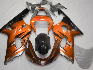 Arancione & Argento 01-03 Suzuki GSXR 600-750 Carena