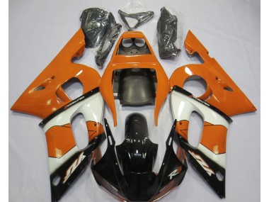 Arancione Bianco & Nero 98-02 Yamaha R6 Carena
