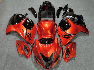 Arancione Caramello & Nero Lucido 08-20 Suzuki GSXR 1300 Carena