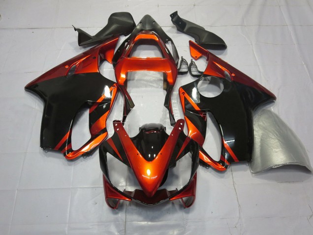 Arancione Intenso & Nero 01-03 Honda CBR600 F4i Carena