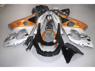 Arancione Lucido Argento & Nero 98-07 Yamaha YZF600 Carena