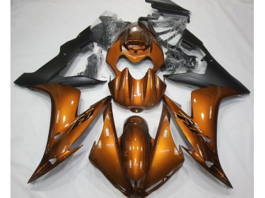 Arancione Lucido & Nero 04-06 Yamaha R1 Carena