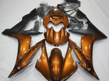 Arancione Lucido & Nero 04-06 Yamaha R1 Carena