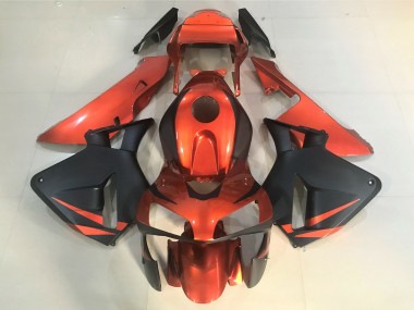 Arancione & Nero Opaco 03-04 Honda CBR600RR Carena