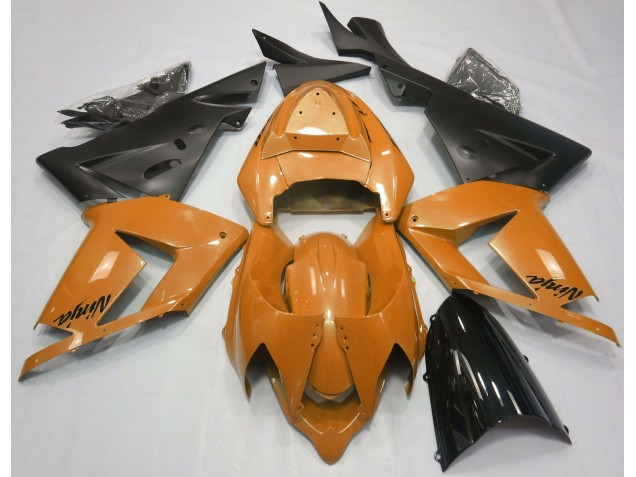 Arancione Perlato & Nero 04-05 Kawasaki ZX10R Carena