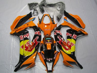 Arancione Rosso Toro 11-15 Kawasaki ZX10R Carena