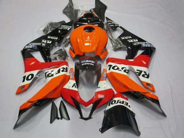 Arancione Vibrante Repsol 07-08 Honda CBR600RR Carena