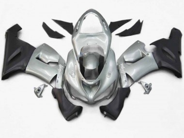 Argent Rouge Flamme 05-06 Kawasaki ZX6R Carena