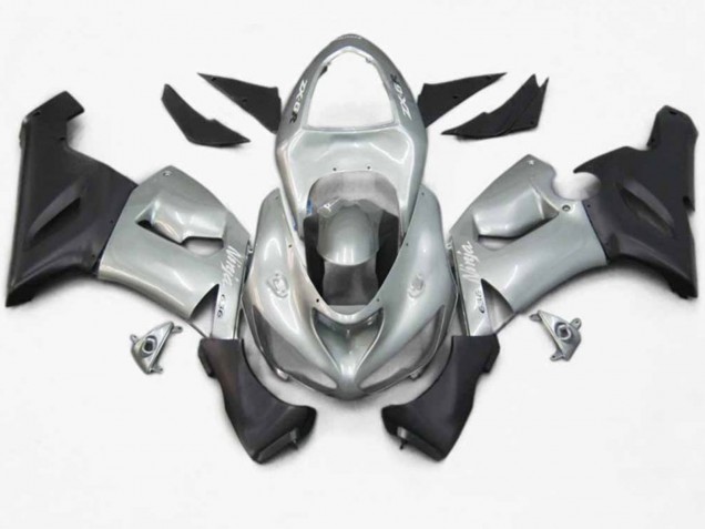Argent Rouge Flamme 05-06 Kawasaki ZX6R Carena