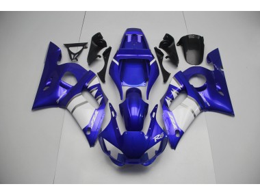 Argento Bianco & Blu 98-02 Yamaha R6 Carena