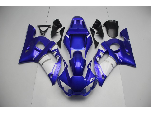 Argento Bianco & Blu 98-02 Yamaha R6 Carena