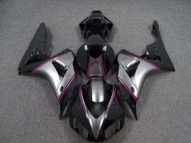 Argento Con Striscia Rosa 06-07 Honda CBR1000RR Carena