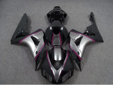Argento Con Striscia Rosa 06-07 Honda CBR1000RR Carena