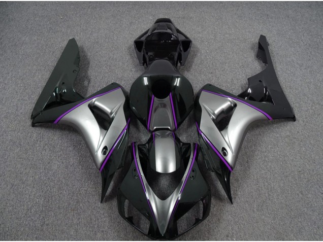 Argento Con Striscia Viola Scuro 06-07 Honda CBR1000RR Carena