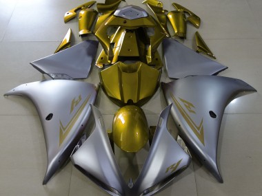 Argento Opaco & Oro 09-11 Yamaha R1 Carena