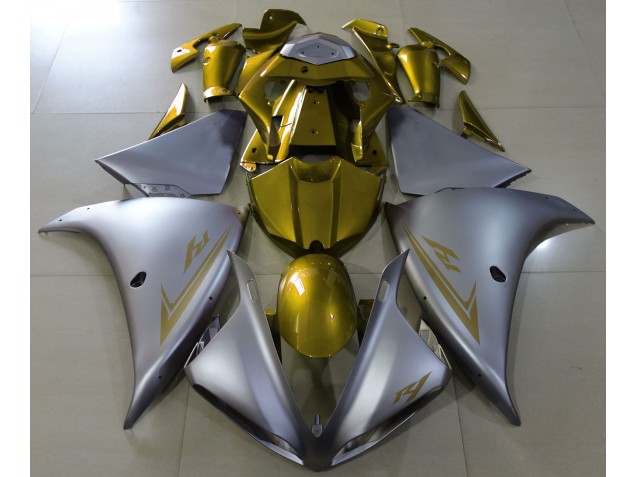 Argento Opaco & Oro 09-11 Yamaha R1 Carena