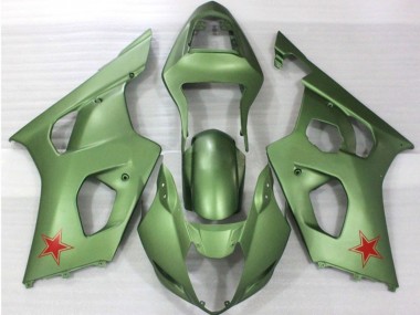 Army Green 03-04 Suzuki GSXR 1000 Carena