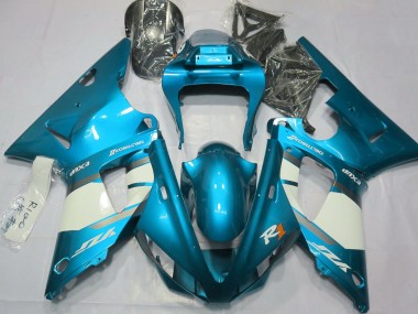 Azzurro & Bianco 00-01 Yamaha R1 Carena