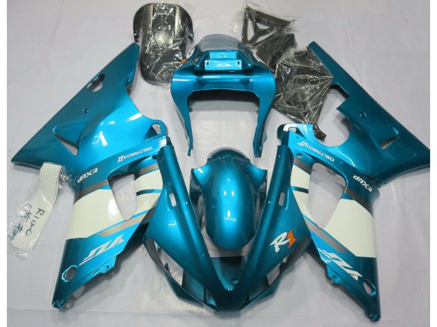 Azzurro & Bianco 00-01 Yamaha R1 Carena