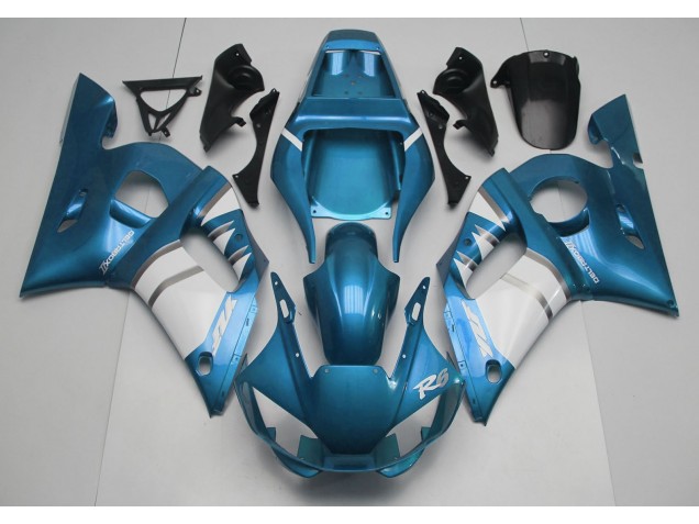 Azzurro & Bianco 98-02 Yamaha R6 Carena
