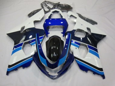 Azzurro Bianco & Nero 04-05 Suzuki GSXR 600-750 Carena