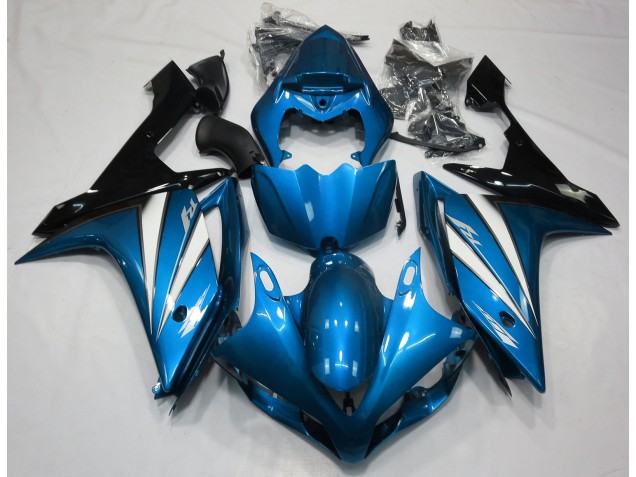 Azzurro Bianco & Nero 07-08 Yamaha R1 Carena