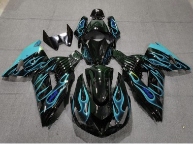 Azzurro Fiamma 06-11 Kawasaki ZX14R Carena