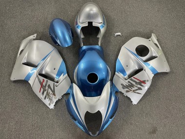 Azzurro Lucido & Argento 97-07 Suzuki GSXR 1300 Carena