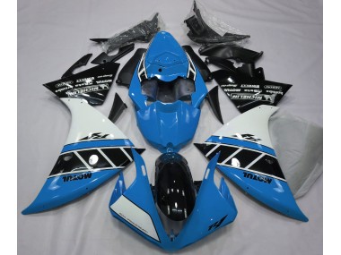 Azzurro Lucido Bianco & Nero 12-14 Yamaha R1 Carena