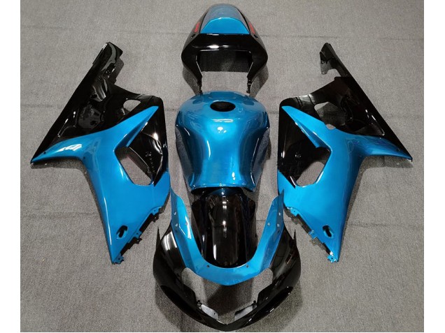 Azzurro Lucido & Nero 01-03 Suzuki GSXR 600-750 Carena
