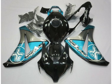 Azzurro Su Nero Personalizzato 08-11 Honda CBR1000RR Carena