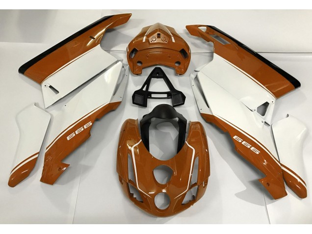 Bianco Arancione & Nero 03-04 Ducati 749 999 Carena
