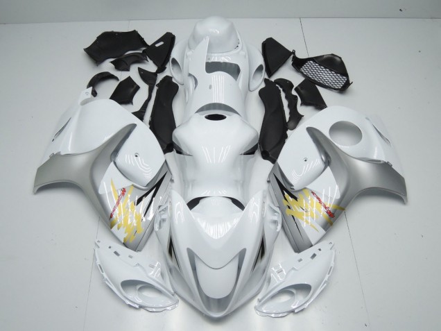 Bianco & Argento 08-20 Suzuki GSXR 1300 Carena