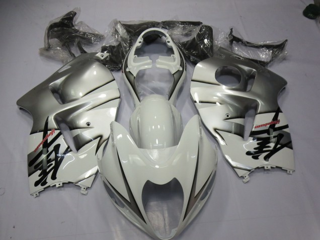 Bianco & Argento 97-07 Suzuki GSXR 1300 Carena