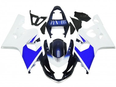 Bianco Brillante & Blu 04-05 Suzuki GSXR 600-750 Carena