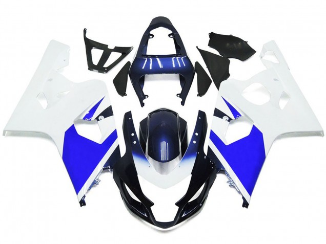 Bianco Brillante & Blu 04-05 Suzuki GSXR 600-750 Carena